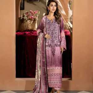 Haute qualité sur mesure pakistanais Designer femmes genou longueur robe de soirée élégante dentelle broderie respirant gland pour l'été - Product Image 6