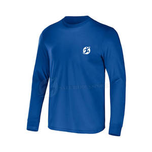 Camiseta de poliéster de manga completa personalizada para hombre, servicio OEM, técnica de corte automatizado, conjunto de logotipo de sublimación en blanco para ropa de fútbol - Product Image 1