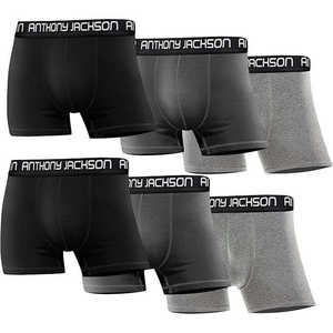 Calzoncillos Bóxer de Algodón Premium para Hombre, Transpirables, Antibacterianos, Ligeros, de Tiro Medio, Estilo Fresco, con Logotipo en la Cintura, Tallas hasta 4XL - Product Image 3