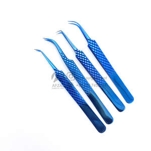 Pince à épiler à pointe inclinée en acier inoxydable de marque privée ASI pince à épiler de volume pour les soins de beauté - Product Image 5