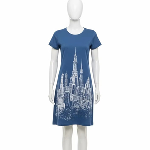 Camisetas de Manga Regular para Mujer, Impresión Digital, Tela de Poliéster Suave, Estampado Vibrante, Ropa Casual, Moda Diaria, Prenda Personalizada - Product Image 3