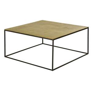 Mesa de centro cuadrada de hierro y metal de alta calidad para sala de estar, con acabado antiguo a los mejores precios, diseño más vendido - Product Image 2