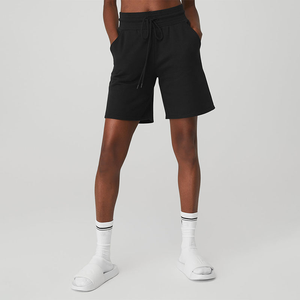 Pantalones cortos transpirables de 5 pulgadas para mujer de felpa francesa de talla grande personalizados - Product Image 4