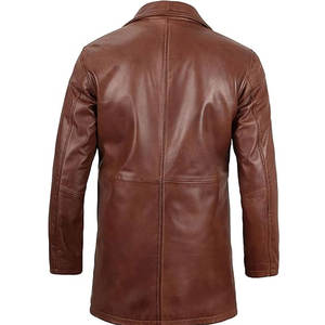 El mejor proveedor, abrigo de cuero para hombre hecho en fábrica, producto de gran demanda a granel a la venta - Product Image 6