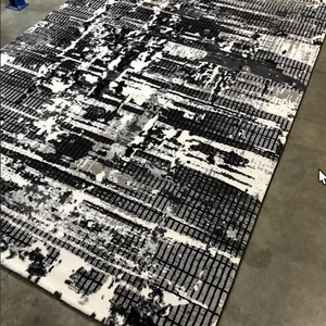 Alfombra Turca Gaziantep Shaggy Adiva, 100% Polipropileno, Impermeable, para Exteriores, con Base de Yute, Pelo Mediano - Product Image 1