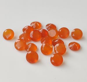 คาร์เนเลียนสีส้มธรรมชาติทรงกลมเจียระไน5มม. ส้มคาร์เนเลียน AAA - Product Image 5