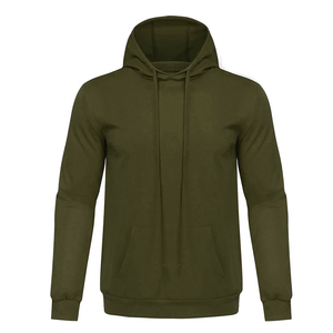 Nouveau Style hommes coton polaire sweat à capuche décontracté à manches longues sweats à capuche pull mode cordon à capuche avec poche Kanga - Product Image 4