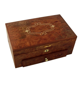 Boîte de rangement de bijoux en bois/artisanat cadeaux décoratifs/boîte à bijoux pour Offre Spéciale de forme carrée de serrure en métal - Product Image 5