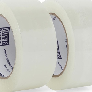Waterproof 1.8 Mil Clear BOPP Carton Sealing Tape Low Noise Pressure Sensitive Acrylic Adhesive Hot Melt & Water Activated - Product Image 4