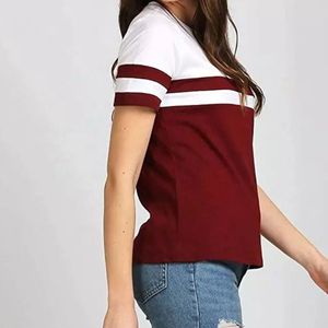 Camiseta de Mujer de Material de Calidad, Hecha a Medida, Color Sólido, Secado Rápido y Transpirable, Camisetas de Mujer para Venta en Línea - Product Image 5