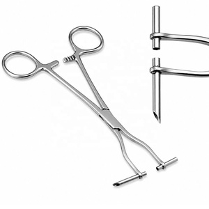 แหนบหนีบกระดูกกั้นจมูก 6 คีม สแตนเลสเกรดผ่าตัด อุปกรณ์เจาะร่างกาย - Product Image 1
