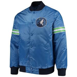 Blouson aviateur en satin sublimé par OEM Style rétro unisexe parfait pour les marques de streetwear - Product Image 5
