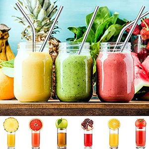 Cocktail Stirrer BPA-Free Custom Logo Stainless Steel Reusable Drinking <b>Straws</b> with Brush Metal <b>Straw</b> Sets Drinkware Accessories - Product Image 6