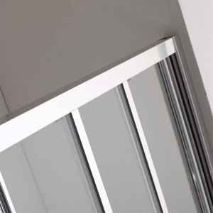 KORICINI Rideau de Douche PVC Étanche de Qualité Supérieure, Moderne et Minimaliste, pour Niche de Douche à Trois Portes, 110 cm - Product Image 4