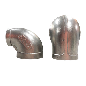 Codo reductor de rosca de acero inoxidable de 90 grados de alto rendimiento, varias técnicas de fundición, embalaje de logotipo personalizado suave para - Product Image 3