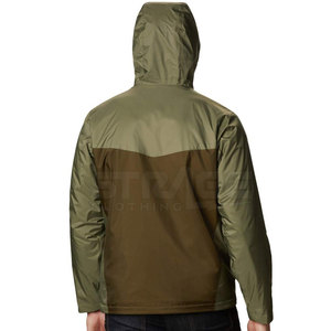 Comfortable Hooded Canvas Windbreaker Jacket Custom Color High Quality Eco-Friendly Winter Jacket for Men - Product Image 2