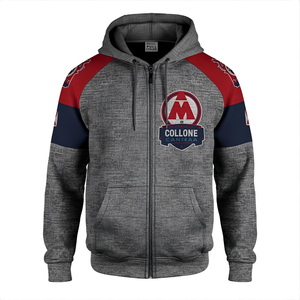 Sudadera con capucha personalizada con cremallera frontal | Fabricante de sudaderas de lana OEM/ODM | Impresión y bordado personalizados - Product Image 5