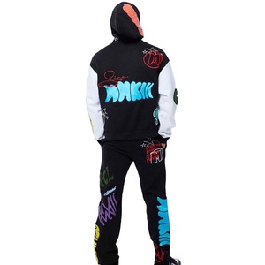 Survêtement tendance de qualité supérieure, respirant, à prix abordable, style classique, effet vieilli, pour l'extérieur, avec motif gaufré - Product Image 3