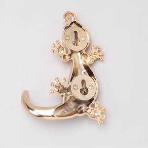 Handcrafted Lizard Design <b>Curtain</b> Wall Hooks Durable Material With Elegant Finished Perfect For Towels Door Hanging Display - Product Image 5