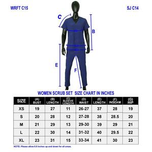 Blaze Flexible Fit Scrubs Uniform Sets Manches courtes confortables pour le personnel hospitalier et les travailleurs médicaux - Product Image 6