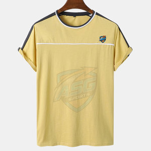 Camisetas para Hombre de Último Diseño con MOQ Bajo, Camisetas de Verano para Hombre, Camisetas con Logotipo Personalizado - Product Image 1