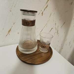 Plato redondo de madera al por mayor para servir aperitivos frutos secos bandeja de madera de acacia - Product Image 5