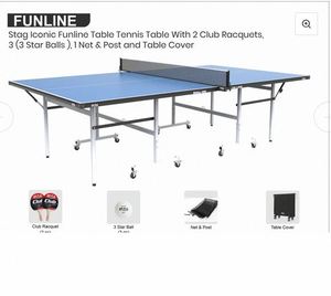 Table de tennis de table Stag Iconic Fun Line, taille professionnelle, table personnalisable avec logo, à prix abordable. - Product Image 4