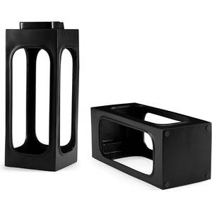 Juego de 3 Faroles Modernos de Hierro para Velas, con Asa de Metal, Hechos a Mano, Ecológicos, Personalizables, Decoración para el Hogar, Navidad, Pascua - Product Image 2