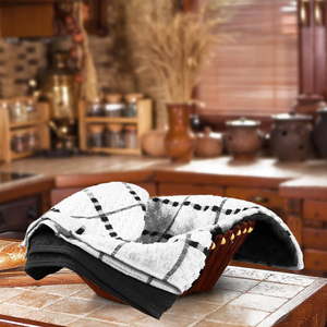 Serviette de cuisine personnalisable durable de couleur unie 100% coton pour la serviette de voyage de cuisine de visage de gymnase serviette entièrement personnalisée - Product Image 3
