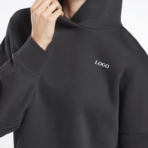 Sudadera con capucha deportiva informal para mujer de alta calidad Sudadera deportiva de invierno de algodón con estampado personalizado Sudadera con capucha estampada - Product Image 1