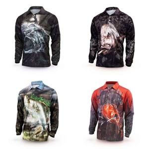 Camisetas Polo de Pesca con Protección UV para Hombre, Diseño Personalizado por Sublimación, Camisetas de Manga Larga, Jersey de Pesca, Camiseta de Pesca - Product Image 3