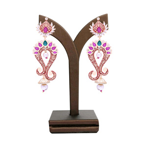 ต่างหูห้อยโฆษณาทันสมัยทันสมัยทันสมัยต่างหูชุบทองด้านที่สง่างามเครื่องประดับแฟชั่นที่กำหนดเองเครื่องประดับเลียนแบบสไตล์โบราณส่งออกสำหรับงานเลี้ยง - Product Image 1