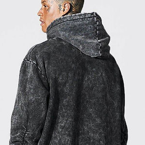 Chándal de lavado ácido pesado de alta calidad, conjunto de pantalones de chándal y Sudadera con capucha Vintage, diseño personalizado, chándal lavado con ácido Unisex - Product Image 6