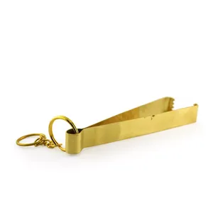 New Kitchen Set Tolls <b>Tongs</b> Stainless Steel Brass polished Golden <b>ice</b> <b>tongs</b> Customized logo <b>tongs</b> - Product Image 3