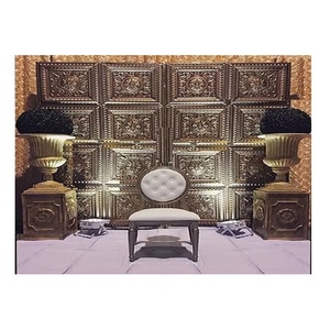 Paneles de Fondo de Fibra Estilo Puerta Rajwadi, Decoración de Boda Real, Paneles de Fondo de Fibra Estilo Puerta - Product Image 1