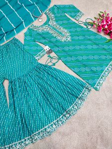 Costume de travail Salwar Plazzo pour femmes, dernière mode de styliste indien, broderie de Style marocain, fonction de mariage et de fête - Product Image 4