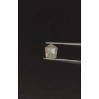 Diamant naturel Galaxy élégant en forme de pentagone, taille diamant, 5,3-6,5 mm, 0,70 ct, pierre de fiançailles alternative