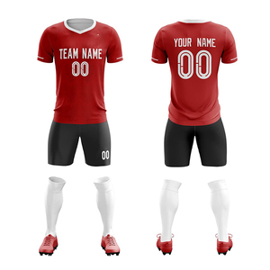 Kits d'entraînement d'équipe avec logo personnalisé, ensembles complets d'uniformes de maillots de football, uniformes de football à sublimation pour hommes - Product Image 3