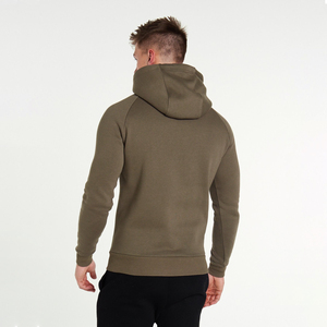 Sweat à capuche zippé pour homme, respirant, écologique, hiver, 100% coton, léger, séchage rapide, logo personnalisé, impression OEM - Product Image 3