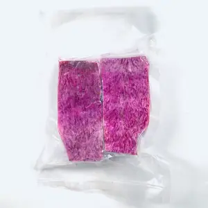 Igname violette congelée IQF Viet Nam tranche biologique d'igname douce blanche congelée de prix importateur tonne ANGLE