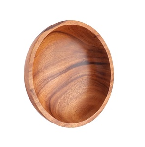 Tazón de Madera 100% Natural para Servir Aperitivos y Cena, con Acabado de Alta Calidad, Tazón de Madera para Servir Ensaladas, Hecho a Mano - Product Image 2