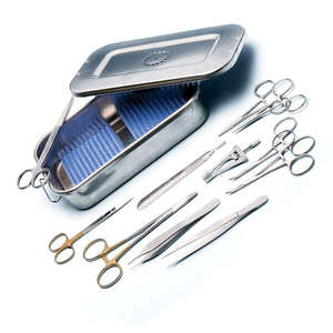 Kit de Instrumentos Quirúrgicos Veterinarios Astrin para Animales Exóticos, Juego de 12 Piezas de Acero Inoxidable, Manual, con Certificación MOL y CE - Product Image 4