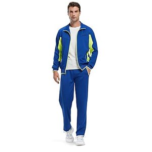 Traje de chándal ajustado personalizable para hombre Conjuntos informales transpirables y de secado rápido en tallas grandes Diseñe su propio logotipo - Product Image 3