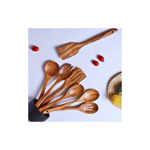 Juego de cocina de tamaño personalizado de alta calidad, madera natural hecha a mano por el fabricante de Vietnam, producto sostenible - Product Image 6