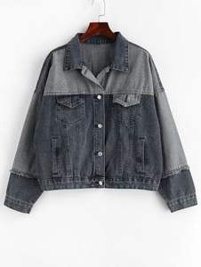 Chaqueta Vaquera Casual de Invierno Vintage de Alta Calidad con Bordado, Lavado Ácido, 100% Algodón para Mujer - Product Image 6