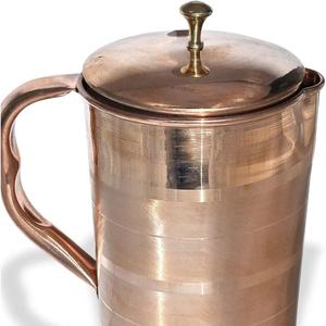 Drinking Healthy Pure Copper Jug And Water <b>Pitcher</b> OEM ODM Customized Water Serving Kettle Ayurvedic Certified Copper Water Jugs - Product Image 2