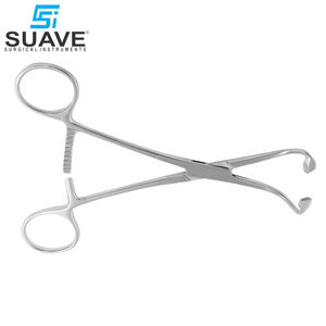 ที่หนีบผ้าเช็ดตัวสแตนเลสใช้ซ้ำได้สำหรับห้องผ่าตัด - Product Image 3