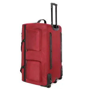 Bolsa de viaje con ruedas de gran capacidad para hombre, de 15kg mochila de equipaje de mano, Maleta de viaje Unisex, bolsa de mano resistente al desgaste