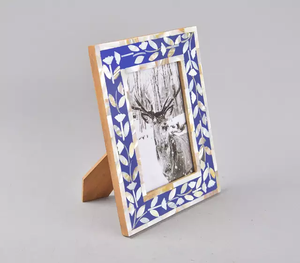 Photo <b>Frame</b> Top Design Mother of Pearl <b>Picture</b> Best Selling Handmade Resin Bone & Wood Wholesale Hot Selling Trendy Hot - Product Image 6