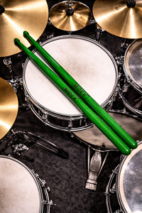 Baquetas Midex GFK-801GR 5A de Poliamida Irrompible – Acabado Verde – Alta Durabilidad – Hechas en Gaziantep - Product Image 3